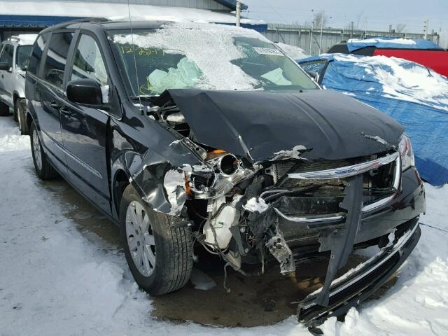 2C4RC1BG3ER442170 - 2014 CHRYSLER TOWN & COU BLACK photo 1