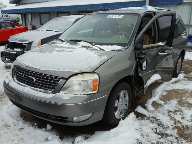 2FMZA58296BA15624 - 2006 FORD FREESTAR L GREEN photo 2