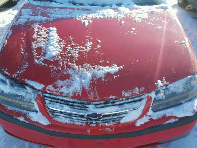 2G1WH55K219335092 - 2001 CHEVROLET IMPALA LS RED photo 7