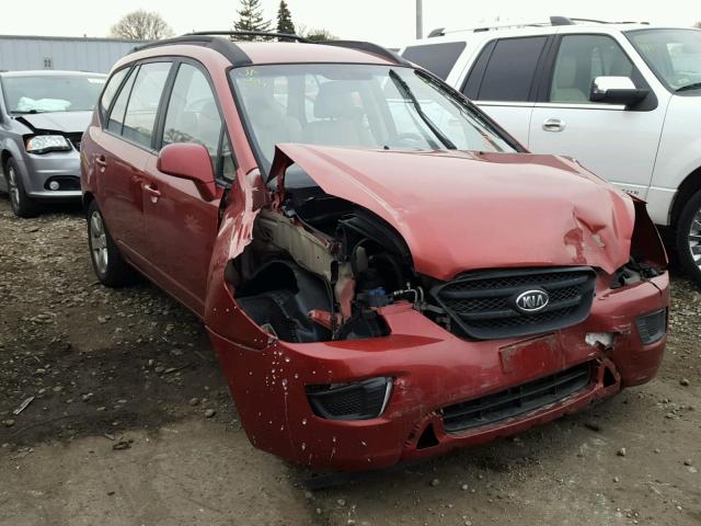 KNAFG526487205910 - 2008 KIA RONDO LX RED photo 1