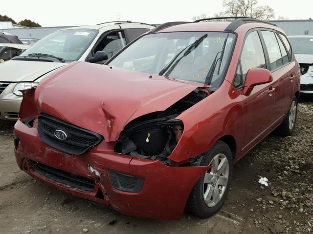 KNAFG526487205910 - 2008 KIA RONDO LX RED photo 2