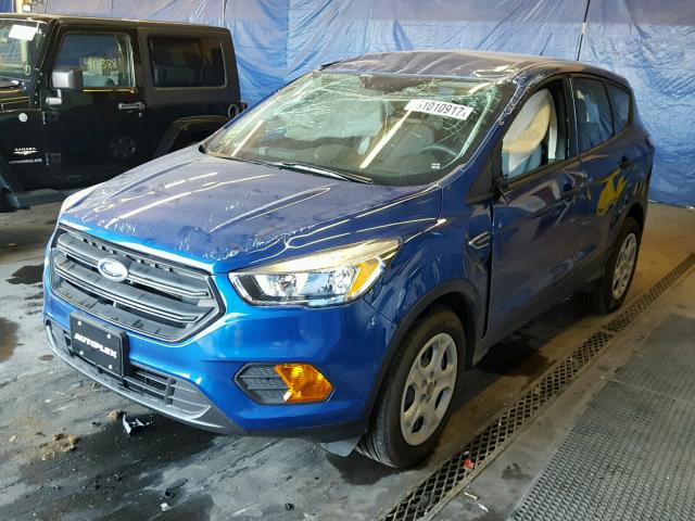 1FMCU0F76HUE95827 - 2017 FORD ESCAPE S BLUE photo 2