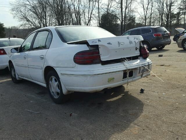 1G3NB52M0X6311089 - 1999 OLDSMOBILE CUTLASS GL WHITE photo 3