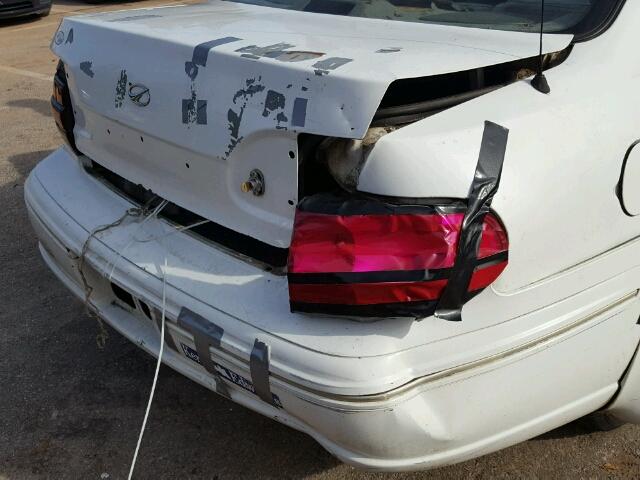 1G3NB52M0X6311089 - 1999 OLDSMOBILE CUTLASS GL WHITE photo 9