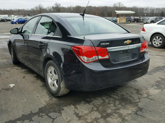 1G1PC5SB9E7243072 - 2014 CHEVROLET CRUZE LT BLACK photo 3