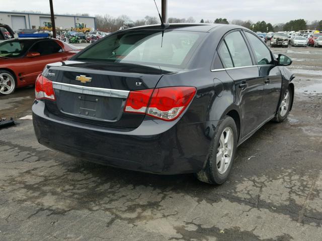 1G1PC5SB9E7243072 - 2014 CHEVROLET CRUZE LT BLACK photo 4