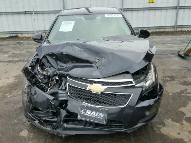 1G1PC5SB9E7243072 - 2014 CHEVROLET CRUZE LT BLACK photo 7