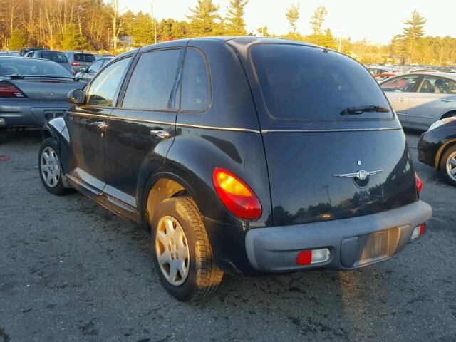 3C4FY4BB91T663709 - 2001 CHRYSLER PT CRUISER BLACK photo 3