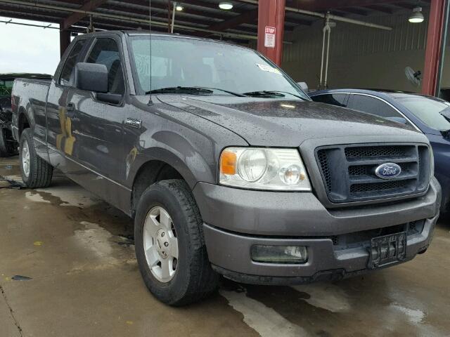 1FTRX12W05KD25799 - 2005 FORD F150 GRAY photo 1