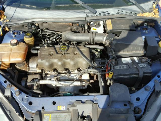 1FAFP34P53W159506 - 2003 FORD FOCUS SE BLUE photo 7