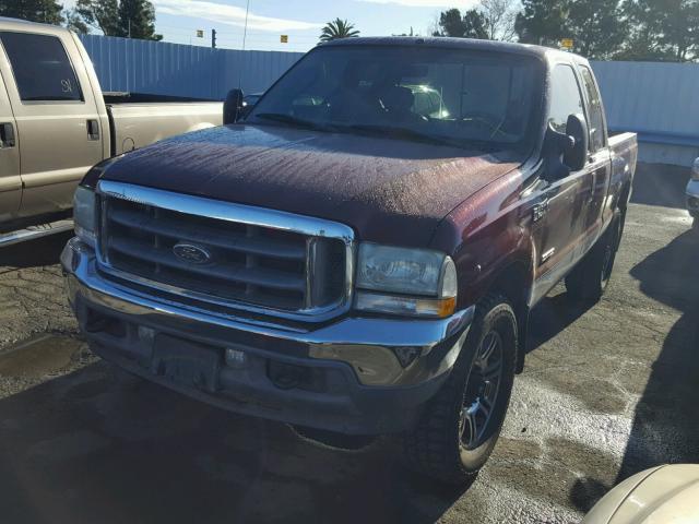 1FTNX21P24EA97400 - 2004 FORD F250 SUPER WHITE photo 2