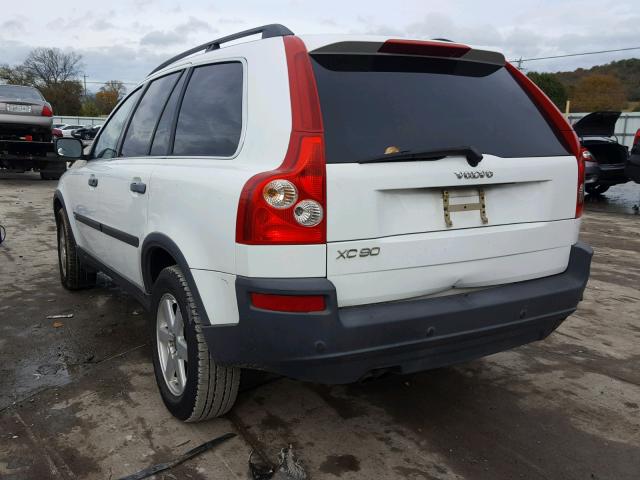 YV1CY592851198202 - 2005 VOLVO XC90 WHITE photo 3