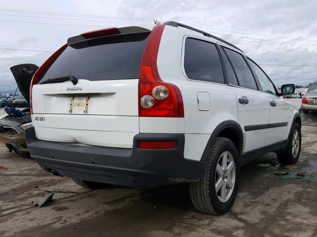YV1CY592851198202 - 2005 VOLVO XC90 WHITE photo 4