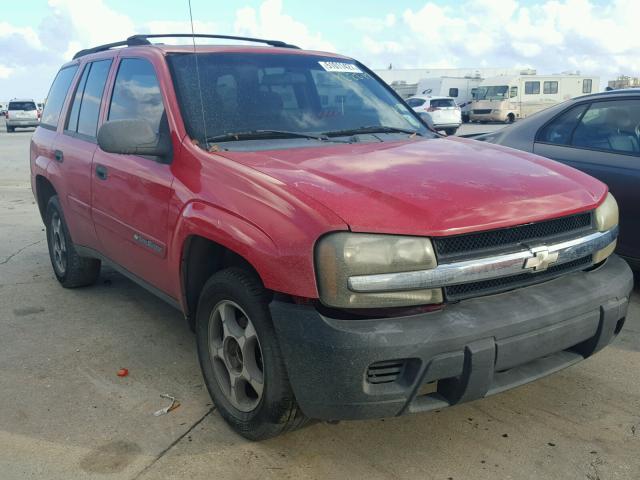 1GNDS13SX22246440 - 2002 CHEVROLET TRAILBLAZE RED photo 1