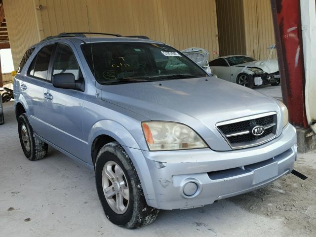 KNDJD733X65547411 - 2006 KIA SORENTO EX BLUE photo 1