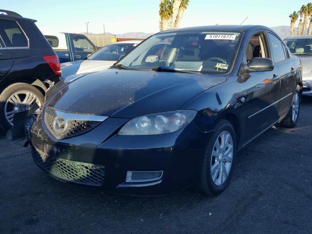 JM1BK12F571704497 - 2007 MAZDA 3 I BLACK photo 2