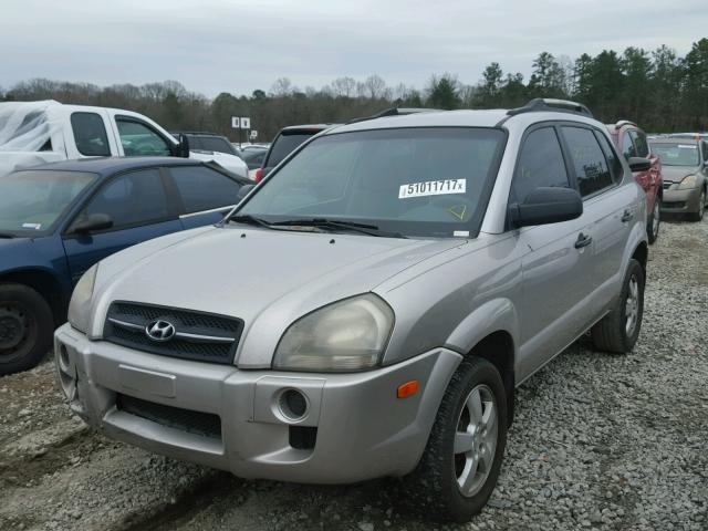 KM8JM12B95U119836 - 2005 HYUNDAI TUCSON GL SILVER photo 2