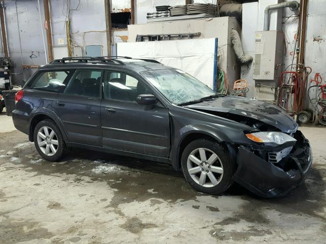 4S4BP62C087347728 - 2008 SUBARU OUTBACK 2. CHARCOAL photo 9