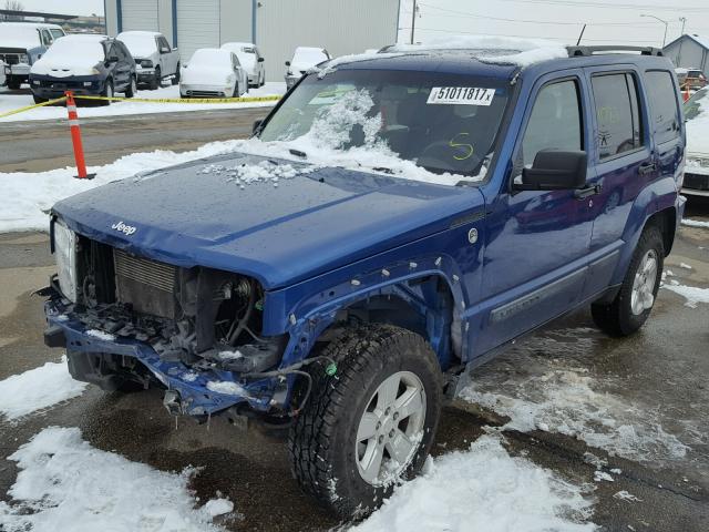 1J4PN2GKXAW106189 - 2010 JEEP LIBERTY SP BLUE photo 2