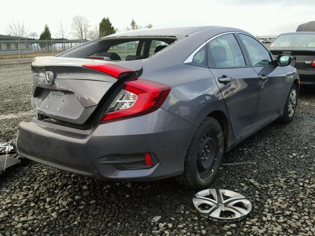 2HGFC2F52HH538384 - 2017 HONDA CIVIC LX GRAY photo 4