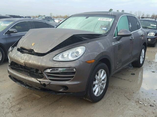 WP1AA2A20ELA97265 - 2014 PORSCHE CAYENNE BROWN photo 2