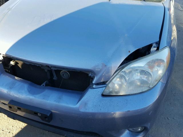 2T1KR32E35C420504 - 2005 TOYOTA COROLLA MA BLUE photo 9