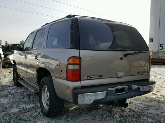 1GNEC13Z53R116718 - 2003 CHEVROLET TAHOE C150 GRAY photo 3