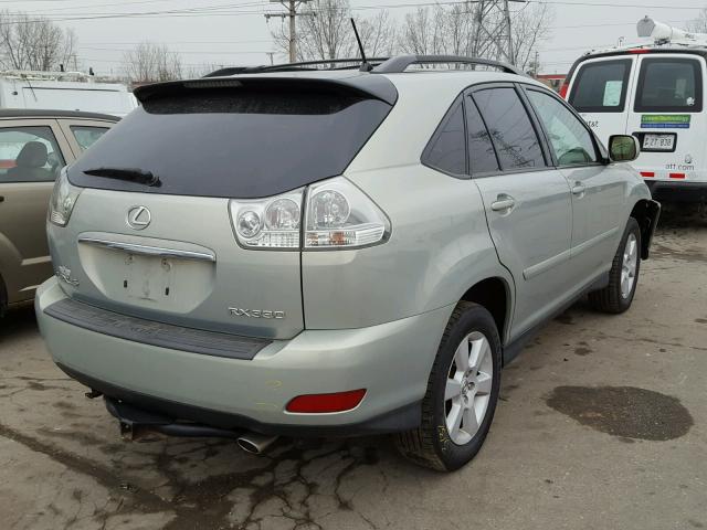 2T2HA31U15C050479 - 2005 LEXUS RX 330 SILVER photo 4