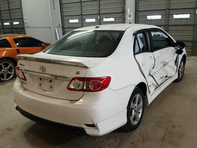 2T1BU4EEXBC596865 - 2011 TOYOTA COROLLA BA WHITE photo 4