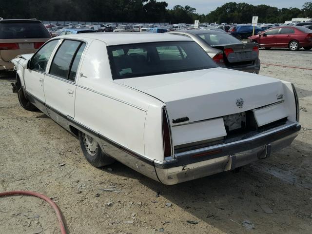 1G6DW52P4TR700016 - 1996 CADILLAC FLEETWOOD WHITE photo 3