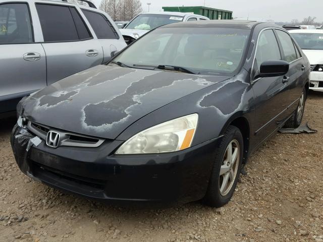 1HGCM56683A010205 - 2003 HONDA ACCORD EX BLACK photo 2