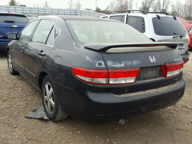 1HGCM56683A010205 - 2003 HONDA ACCORD EX BLACK photo 3