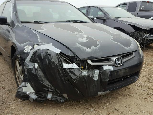 1HGCM56683A010205 - 2003 HONDA ACCORD EX BLACK photo 9