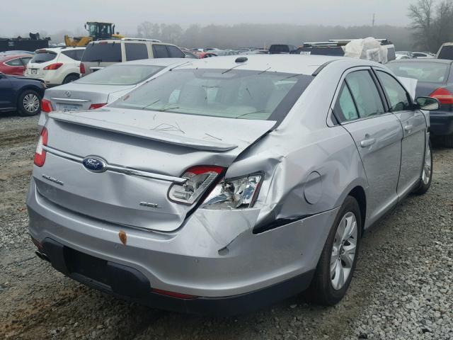 1FAHP2EW6BG134938 - 2011 FORD TAURUS SEL SILVER photo 4