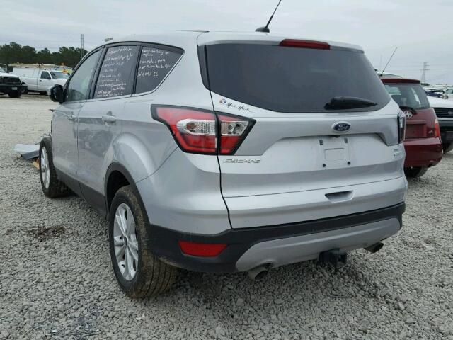 1FMCU0G96HUD85831 - 2017 FORD ESCAPE SE SILVER photo 3