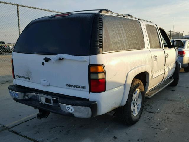 3GNFK16T04G221246 - 2004 CHEVROLET SUBURBAN K WHITE photo 4