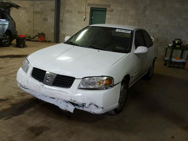 3N1CB51D75L526158 - 2005 NISSAN SENTRA 1.8 WHITE photo 2