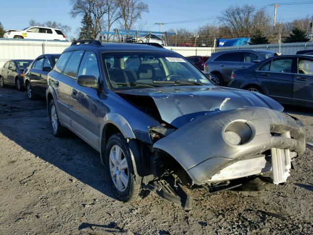 4S4BP61CX57365795 - 2005 SUBARU LEGACY OUT BLUE photo 1