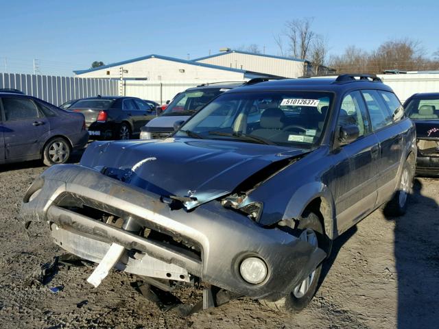 4S4BP61CX57365795 - 2005 SUBARU LEGACY OUT BLUE photo 2