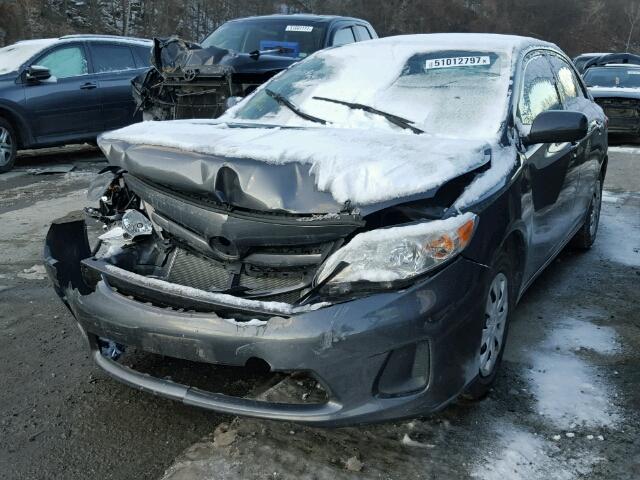 2T1BU4EE2BC685426 - 2011 TOYOTA COROLLA BA GRAY photo 2