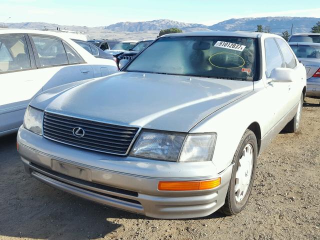 JT8BH28FXV0072030 - 1997 LEXUS LS 400 BLUE photo 2