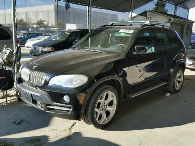 4USFE83537LY66988 - 2007 BMW X5 4.8I BLACK photo 2