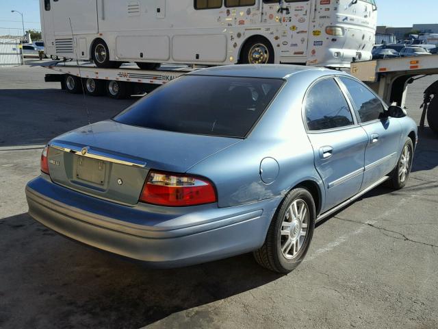 1MEFM55S45A607511 - 2005 MERCURY SABLE LS P BLUE photo 4