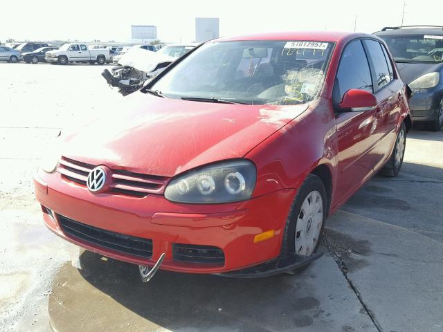 WVWDA71K38W088235 - 2008 VOLKSWAGEN RABBIT RED photo 2