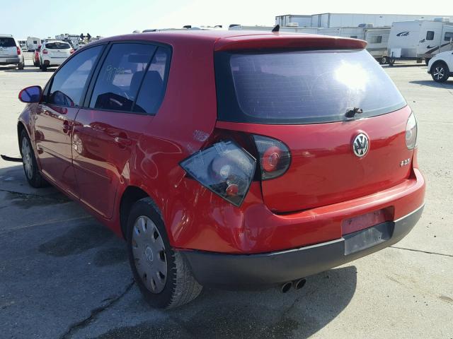 WVWDA71K38W088235 - 2008 VOLKSWAGEN RABBIT RED photo 3