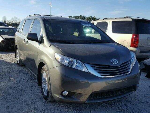 5TDYK3DC6ES513924 - 2014 TOYOTA SIENNA XLE GREEN photo 1