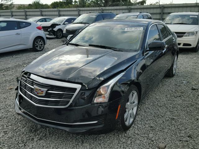 1G6AA5RA0G0148205 - 2016 CADILLAC ATS BLACK photo 2