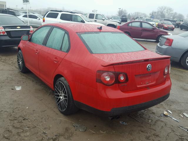 3VWRJ71K09M034881 - 2009 VOLKSWAGEN JETTA WOLF RED photo 3