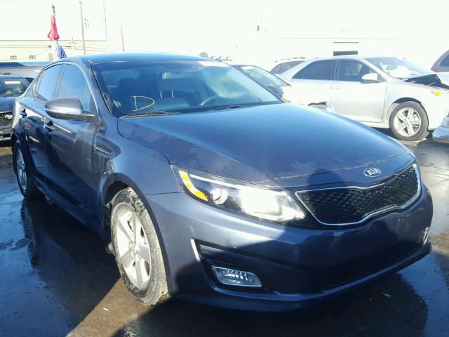 5XXGM4A73FG483691 - 2015 KIA OPTIMA LX BLUE photo 1