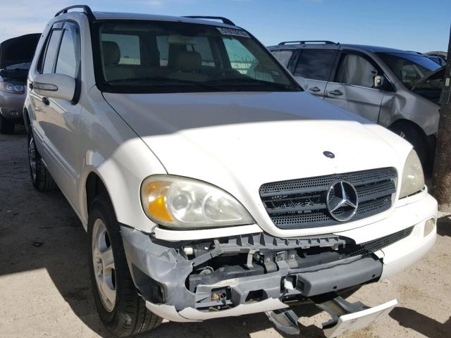 4JGAB54E92A360765 - 2002 MERCEDES-BENZ ML 320 WHITE photo 1